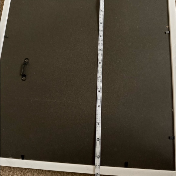 13x13 White Wood Square Picture Frame - 8x8 Matte Opening - Gallery Wall - Picture 3 of 4